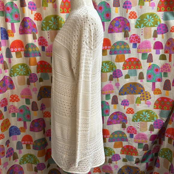 Time and Tru Crochet Open Front Cardigan. Large - Picture 10 of 13